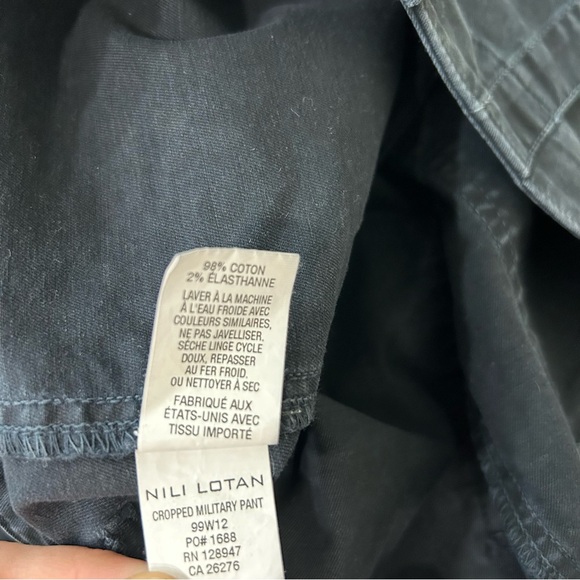 Nili Lotan Carbon Cropped Military Pants - Picture 7 of 8